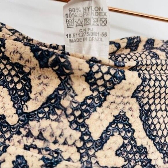 Lici by Mcitelli snake print leggings XL high leggings BoxN - Picture 4 of 6